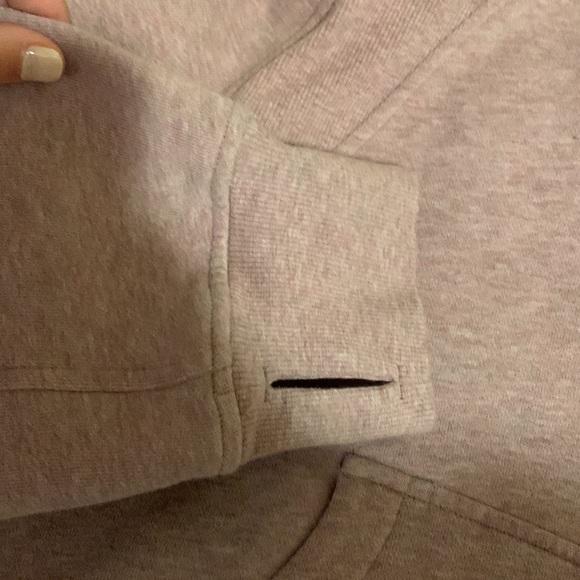 Lululemon Scuba Oversized Half-Zip Hoodie Heathered Pink Taupe XL/XXL - Picture 7 of 7